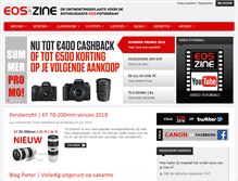 Tablet Screenshot of eoszine.nl